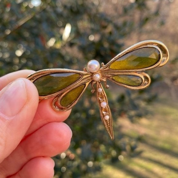Dalsheim Green Bead Earrings & Jewelry 5 - LOT - Picture 8 of 11
